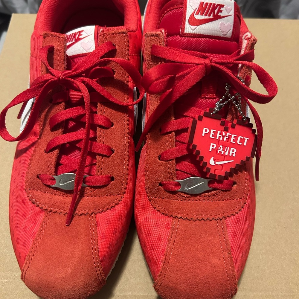 Nike Bold Red Athletic Sneakers